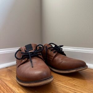 Cream Boys Dress Shoes